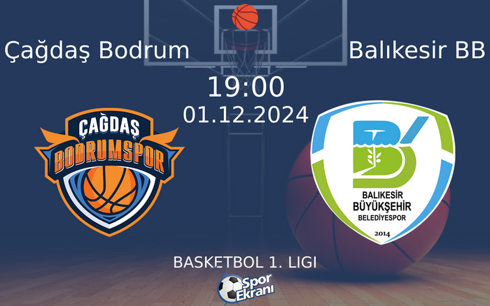 01 Aralık 2024 Çağdaş Bodrum vs Balıkesir BB maçı Hangi Kanalda Saat Kaçta Yayınlanacak? 01 Aralık 2024 Çağdaş Bodrum vs Balıkesir BB maçı Hangi Kanalda Saat Kaçta Yayınlanacak?