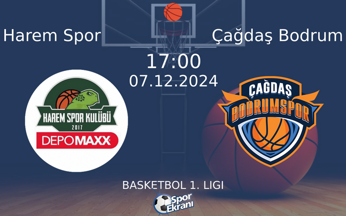 07 Aralık 2024 Harem Spor vs Çağdaş Bodrum maçı Hangi Kanalda Saat Kaçta Yayınlanacak? 07 Aralık 2024 Harem Spor vs Çağdaş Bodrum maçı Hangi Kanalda Saat Kaçta Yayınlanacak?