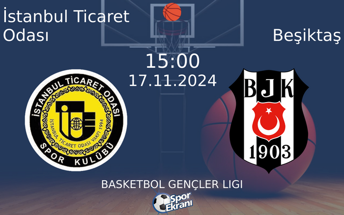 17 Kasım 2024 İstanbul Ticaret Odası vs Beşiktaş maçı Hangi Kanalda Saat Kaçta Yayınlanacak? 17 Kasım 2024 İstanbul Ticaret Odası vs Beşiktaş maçı Hangi Kanalda Saat Kaçta Yayınlanacak?