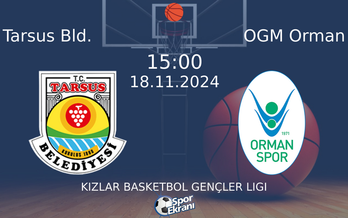 18 Kasım 2024 Tarsus Bld. vs OGM Orman maçı Hangi Kanalda Saat Kaçta Yayınlanacak? 18 Kasım 2024 Tarsus Bld. vs OGM Orman maçı Hangi Kanalda Saat Kaçta Yayınlanacak?