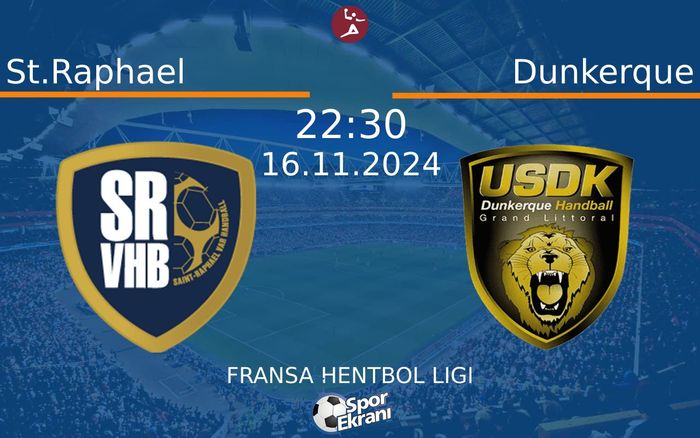 16 Kasım 2024 St.Raphael vs Dunkerque maçı Hangi Kanalda Saat Kaçta Yayınlanacak? 16 Kasım 2024 St.Raphael vs Dunkerque maçı Hangi Kanalda Saat Kaçta Yayınlanacak?