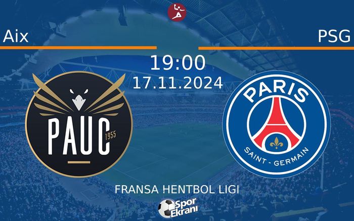 17 Kasım 2024 Aix vs PSG maçı Hangi Kanalda Saat Kaçta Yayınlanacak? 17 Kasım 2024 Aix vs PSG maçı Hangi Kanalda Saat Kaçta Yayınlanacak?