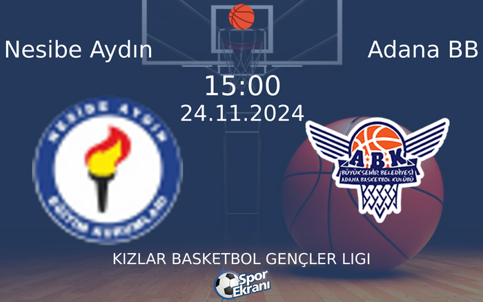24 Kasım 2024 Nesibe Aydın vs Adana BB maçı Hangi Kanalda Saat Kaçta Yayınlanacak? 24 Kasım 2024 Nesibe Aydın vs Adana BB maçı Hangi Kanalda Saat Kaçta Yayınlanacak?