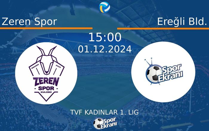 01 Aralık 2024 Zeren Spor vs Ereğli Bld. maçı Hangi Kanalda Saat Kaçta Yayınlanacak? 01 Aralık 2024 Zeren Spor vs Ereğli Bld. maçı Hangi Kanalda Saat Kaçta Yayınlanacak?