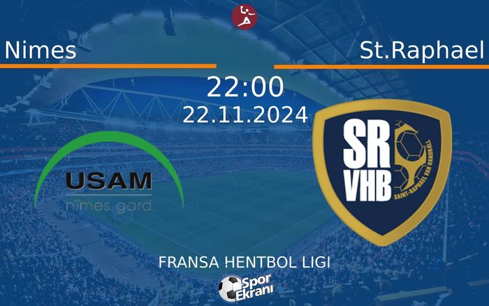 22 Kasım 2024 Nimes vs St.Raphael maçı Hangi Kanalda Saat Kaçta Yayınlanacak? 22 Kasım 2024 Nimes vs St.Raphael maçı Hangi Kanalda Saat Kaçta Yayınlanacak?
