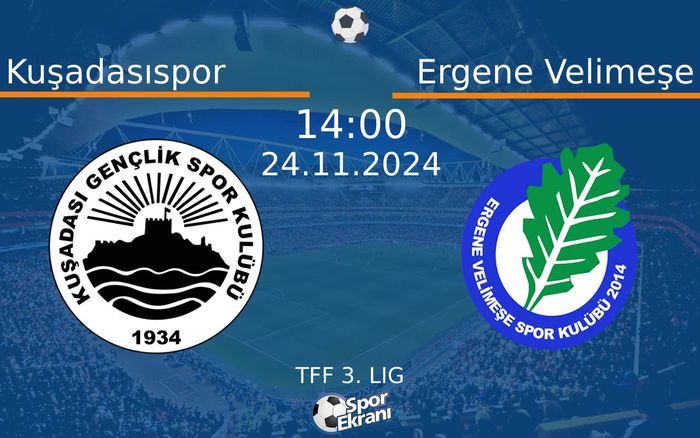 24 Kasım 2024 Kuşadasıspor vs Ergene Velimeşe maçı Hangi Kanalda Saat Kaçta Yayınlanacak? 24 Kasım 2024 Kuşadasıspor vs Ergene Velimeşe maçı Hangi Kanalda Saat Kaçta Yayınlanacak?