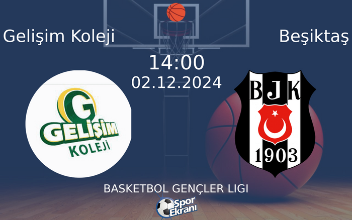 02 Aralık 2024 Gelişim Koleji vs Beşiktaş maçı Hangi Kanalda Saat Kaçta Yayınlanacak? 02 Aralık 2024 Gelişim Koleji vs Beşiktaş maçı Hangi Kanalda Saat Kaçta Yayınlanacak?