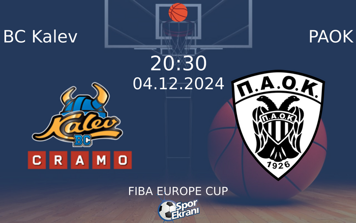 04 Aralık 2024 BC Kalev vs PAOK maçı Hangi Kanalda Saat Kaçta Yayınlanacak? 04 Aralık 2024 BC Kalev vs PAOK maçı Hangi Kanalda Saat Kaçta Yayınlanacak?