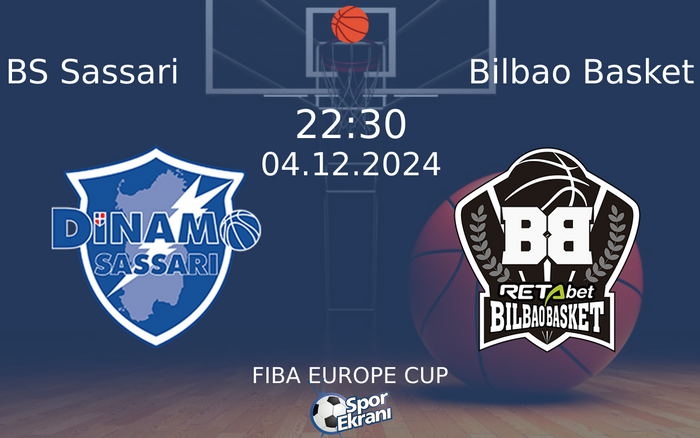 04 Aralık 2024 BS Sassari vs Bilbao Basket maçı Hangi Kanalda Saat Kaçta Yayınlanacak? 04 Aralık 2024 BS Sassari vs Bilbao Basket maçı Hangi Kanalda Saat Kaçta Yayınlanacak?