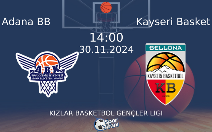 30 Kasım 2024 Adana BB vs Kayseri Basket maçı Hangi Kanalda Saat Kaçta Yayınlanacak? 30 Kasım 2024 Adana BB vs Kayseri Basket maçı Hangi Kanalda Saat Kaçta Yayınlanacak?