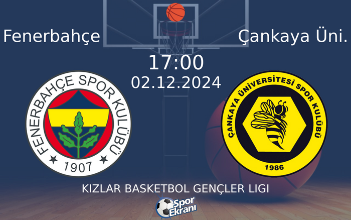 02 Aralık 2024 Fenerbahçe vs Çankaya Üni. maçı Hangi Kanalda Saat Kaçta Yayınlanacak? 02 Aralık 2024 Fenerbahçe vs Çankaya Üni. maçı Hangi Kanalda Saat Kaçta Yayınlanacak?