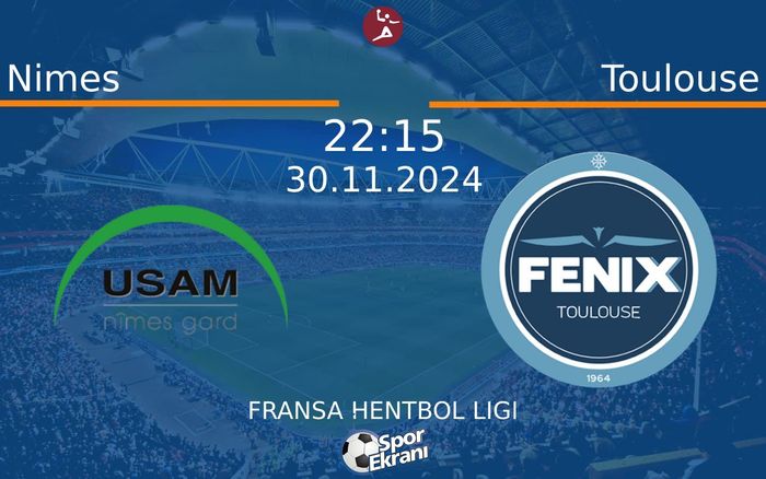 30 Kasım 2024 Nimes vs Toulouse maçı Hangi Kanalda Saat Kaçta Yayınlanacak? 30 Kasım 2024 Nimes vs Toulouse maçı Hangi Kanalda Saat Kaçta Yayınlanacak?