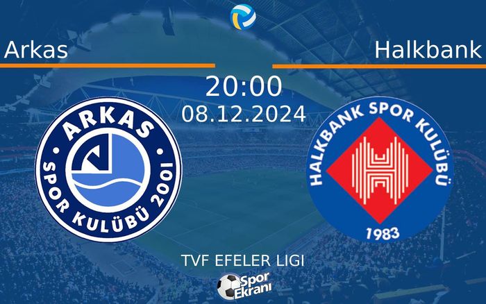 08 Aralık 2024 Arkas vs Halkbank maçı Hangi Kanalda Saat Kaçta Yayınlanacak? 08 Aralık 2024 Arkas vs Halkbank maçı Hangi Kanalda Saat Kaçta Yayınlanacak?