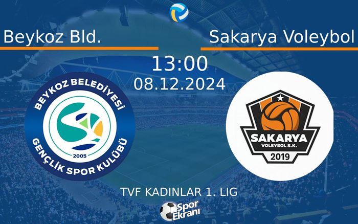 08 Aralık 2024 Beykoz Bld. vs Sakarya Voleybol maçı Hangi Kanalda Saat Kaçta Yayınlanacak? 08 Aralık 2024 Beykoz Bld. vs Sakarya Voleybol maçı Hangi Kanalda Saat Kaçta Yayınlanacak?