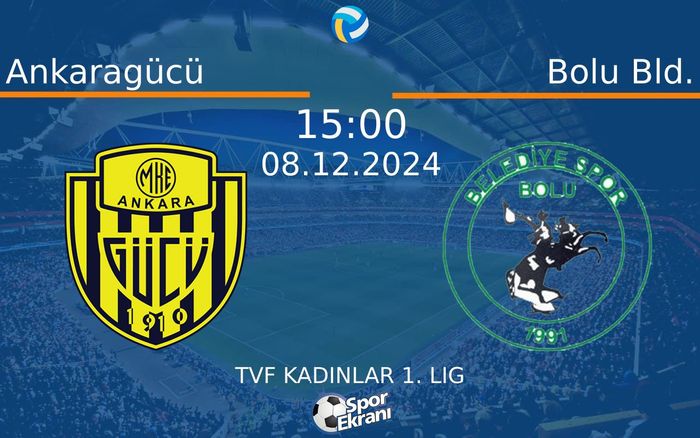 08 Aralık 2024 Ankaragücü vs Bolu Bld. maçı Hangi Kanalda Saat Kaçta Yayınlanacak? 08 Aralık 2024 Ankaragücü vs Bolu Bld. maçı Hangi Kanalda Saat Kaçta Yayınlanacak?