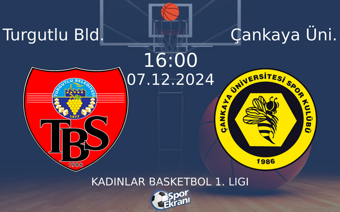 07 Aralık 2024 Turgutlu Bld. vs Çankaya Üni. maçı Hangi Kanalda Saat Kaçta Yayınlanacak? 07 Aralık 2024 Turgutlu Bld. vs Çankaya Üni. maçı Hangi Kanalda Saat Kaçta Yayınlanacak?