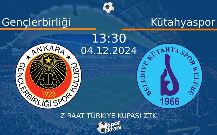 04 Aralık 2024 Gençlerbirliği vs Kütahyaspor maçı Hangi Kanalda Saat Kaçta Yayınlanacak? 04 Aralık 2024 Gençlerbirliği vs Kütahyaspor maçı Hangi Kanalda Saat Kaçta Yayınlanacak?