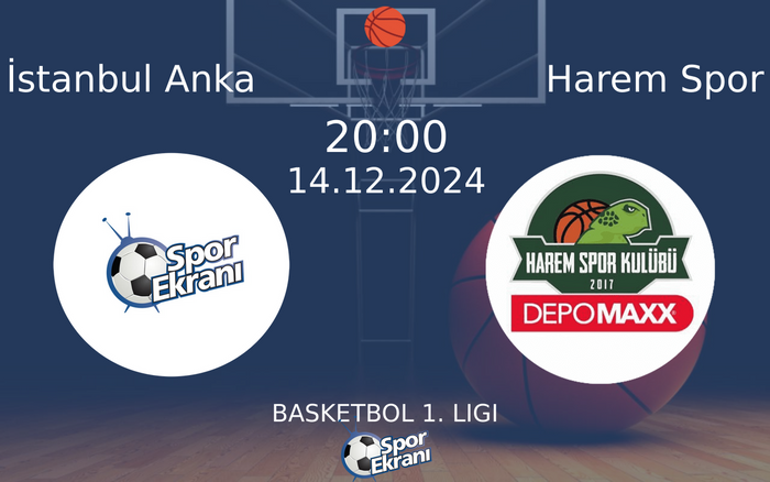 14 Aralık 2024 İstanbul Anka vs Harem Spor maçı Hangi Kanalda Saat Kaçta Yayınlanacak? 14 Aralık 2024 İstanbul Anka vs Harem Spor maçı Hangi Kanalda Saat Kaçta Yayınlanacak?