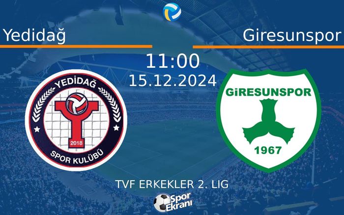 15 Aralık 2024 Yedidağ vs Giresunspor maçı Hangi Kanalda Saat Kaçta Yayınlanacak? 15 Aralık 2024 Yedidağ vs Giresunspor maçı Hangi Kanalda Saat Kaçta Yayınlanacak?