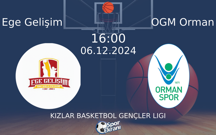 06 Aralık 2024 Ege Gelişim vs OGM Orman maçı Hangi Kanalda Saat Kaçta Yayınlanacak? 06 Aralık 2024 Ege Gelişim vs OGM Orman maçı Hangi Kanalda Saat Kaçta Yayınlanacak?