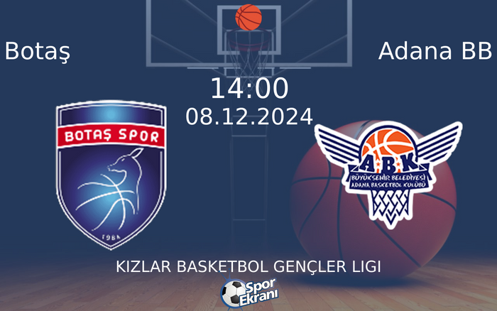 08 Aralık 2024 Botaş vs Adana BB maçı Hangi Kanalda Saat Kaçta Yayınlanacak? 08 Aralık 2024 Botaş vs Adana BB maçı Hangi Kanalda Saat Kaçta Yayınlanacak?
