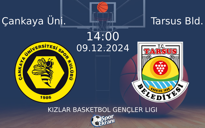 09 Aralık 2024 Çankaya Üni. vs Tarsus Bld. maçı Hangi Kanalda Saat Kaçta Yayınlanacak? 09 Aralık 2024 Çankaya Üni. vs Tarsus Bld. maçı Hangi Kanalda Saat Kaçta Yayınlanacak?