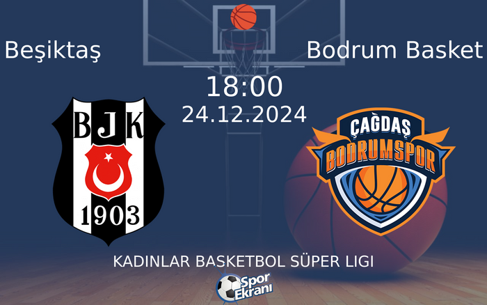 24 Aralık 2024 Beşiktaş vs Bodrum Basket maçı Hangi Kanalda Saat Kaçta Yayınlanacak? 24 Aralık 2024 Beşiktaş vs Bodrum Basket maçı Hangi Kanalda Saat Kaçta Yayınlanacak?