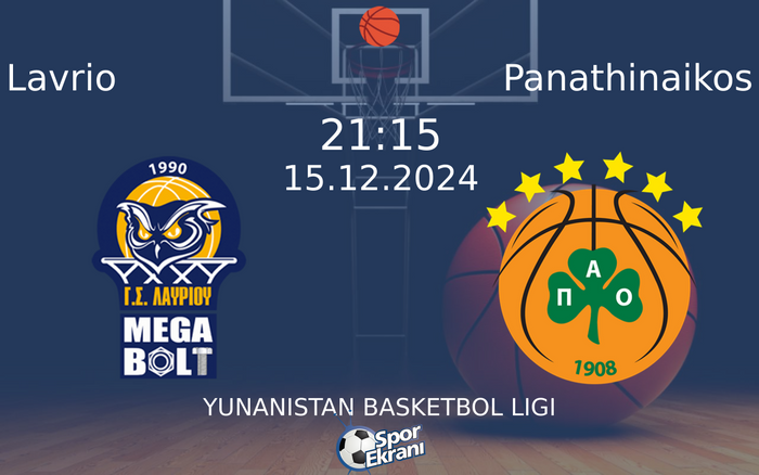 15 Aralık 2024 Lavrio vs Panathinaikos maçı Hangi Kanalda Saat Kaçta Yayınlanacak? 15 Aralık 2024 Lavrio vs Panathinaikos maçı Hangi Kanalda Saat Kaçta Yayınlanacak?