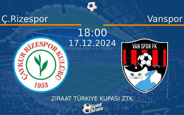 17 Aralık 2024 Ç.Rizespor vs Vanspor maçı Hangi Kanalda Saat Kaçta Yayınlanacak? 17 Aralık 2024 Ç.Rizespor vs Vanspor maçı Hangi Kanalda Saat Kaçta Yayınlanacak?