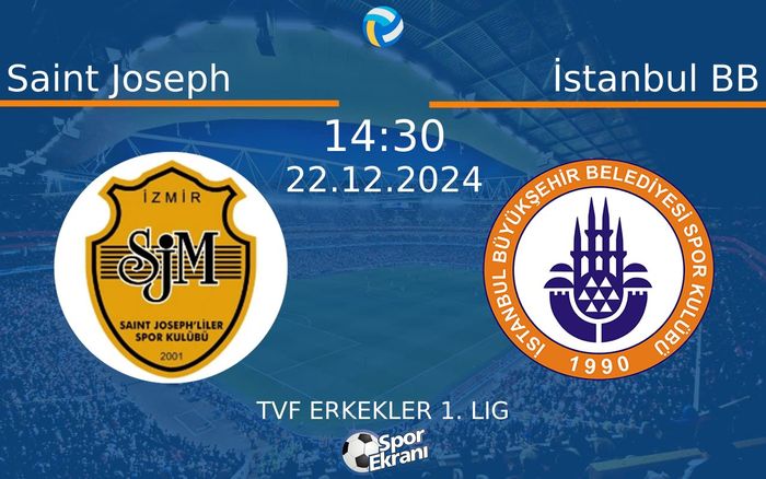 22 Aralık 2024 Saint Joseph vs İstanbul BB maçı Hangi Kanalda Saat Kaçta Yayınlanacak? 22 Aralık 2024 Saint Joseph vs İstanbul BB maçı Hangi Kanalda Saat Kaçta Yayınlanacak?