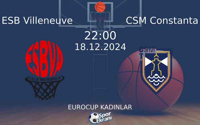 18 Aralık 2024 ESB Villeneuve vs CSM Constanta maçı Hangi Kanalda Saat Kaçta Yayınlanacak? 18 Aralık 2024 ESB Villeneuve vs CSM Constanta maçı Hangi Kanalda Saat Kaçta Yayınlanacak?