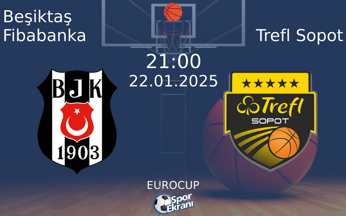 22 Ocak 2025 Beşiktaş Fibabanka vs Trefl Sopot maçı Hangi Kanalda Saat Kaçta Yayınlanacak? 22 Ocak 2025 Beşiktaş Fibabanka vs Trefl Sopot maçı Hangi Kanalda Saat Kaçta Yayınlanacak?