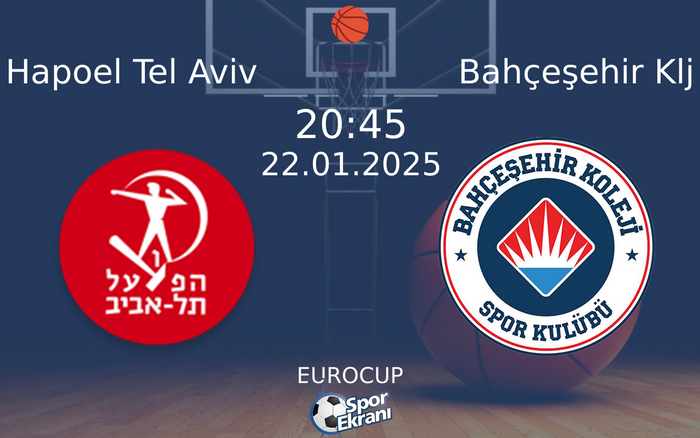 22 Ocak 2025 Hapoel Tel Aviv vs Bahçeşehir Klj maçı Hangi Kanalda Saat Kaçta Yayınlanacak? 22 Ocak 2025 Hapoel Tel Aviv vs Bahçeşehir Klj maçı Hangi Kanalda Saat Kaçta Yayınlanacak?