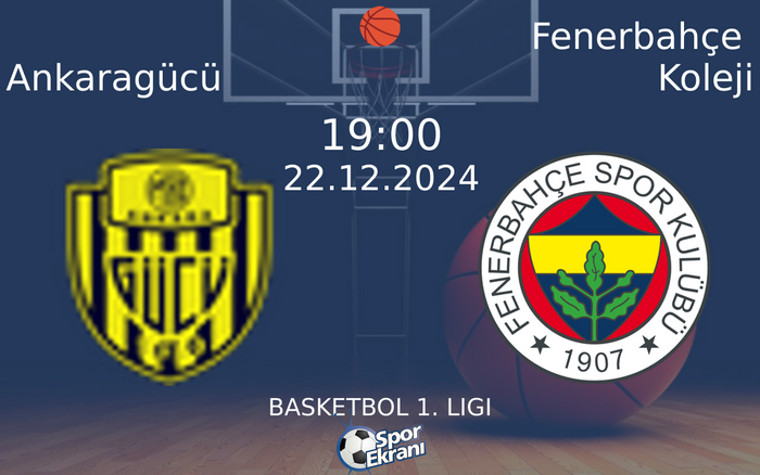 22 Aralık 2024 Ankaragücü vs Fenerbahçe Koleji maçı Hangi Kanalda Saat Kaçta Yayınlanacak? 22 Aralık 2024 Ankaragücü vs Fenerbahçe Koleji maçı Hangi Kanalda Saat Kaçta Yayınlanacak?