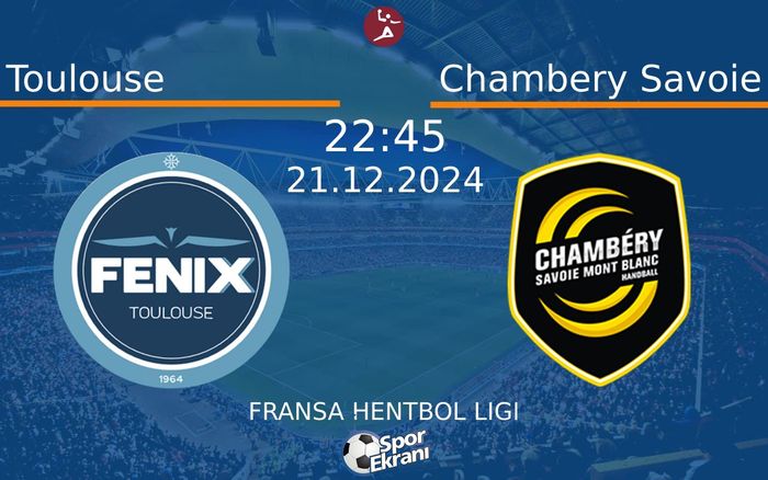 21 Aralık 2024 Toulouse vs Chambery Savoie maçı Hangi Kanalda Saat Kaçta Yayınlanacak? 21 Aralık 2024 Toulouse vs Chambery Savoie maçı Hangi Kanalda Saat Kaçta Yayınlanacak?