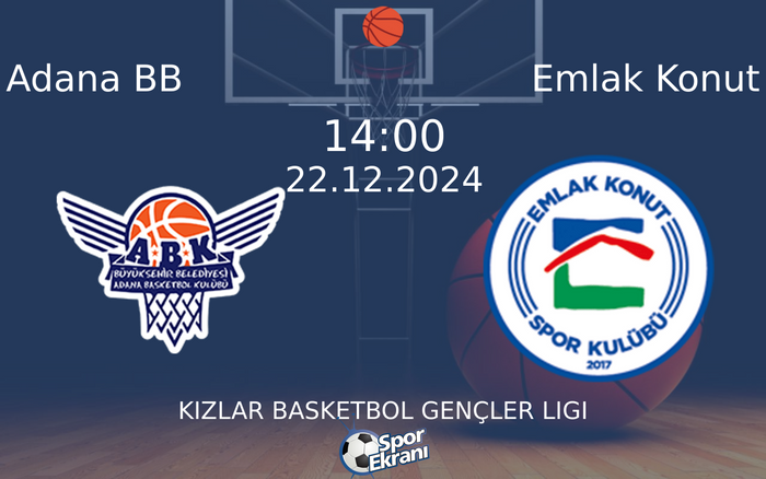 22 Aralık 2024 Adana BB vs Emlak Konut maçı Hangi Kanalda Saat Kaçta Yayınlanacak? 22 Aralık 2024 Adana BB vs Emlak Konut maçı Hangi Kanalda Saat Kaçta Yayınlanacak?