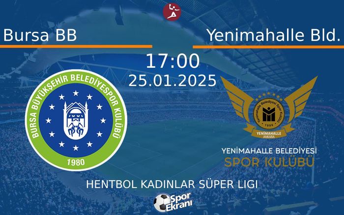 25 Ocak 2025 Bursa BB vs Yenimahalle Bld. maçı Hangi Kanalda Saat Kaçta Yayınlanacak? 25 Ocak 2025 Bursa BB vs Yenimahalle Bld. maçı Hangi Kanalda Saat Kaçta Yayınlanacak?