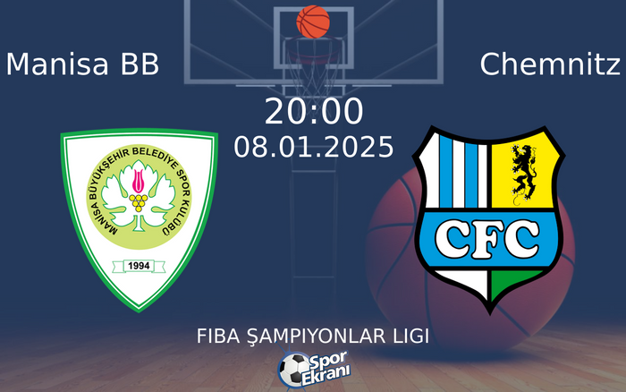 08 Ocak 2025 Manisa BB vs Chemnitz maçı Hangi Kanalda Saat Kaçta Yayınlanacak? 08 Ocak 2025 Manisa BB vs Chemnitz maçı Hangi Kanalda Saat Kaçta Yayınlanacak?