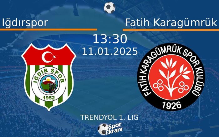 11 Ocak 2025 Iğdırspor vs Fatih Karagümrük maçı Hangi Kanalda Saat Kaçta Yayınlanacak? 11 Ocak 2025 Iğdırspor vs Fatih Karagümrük maçı Hangi Kanalda Saat Kaçta Yayınlanacak?