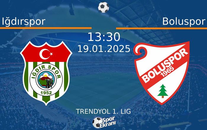 19 Ocak 2025 Iğdırspor vs Boluspor maçı Hangi Kanalda Saat Kaçta Yayınlanacak? 19 Ocak 2025 Iğdırspor vs Boluspor maçı Hangi Kanalda Saat Kaçta Yayınlanacak?