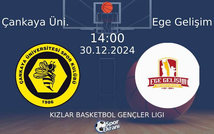30 Aralık 2024 Çankaya Üni. vs Ege Gelişim maçı Hangi Kanalda Saat Kaçta Yayınlanacak? 30 Aralık 2024 Çankaya Üni. vs Ege Gelişim maçı Hangi Kanalda Saat Kaçta Yayınlanacak?