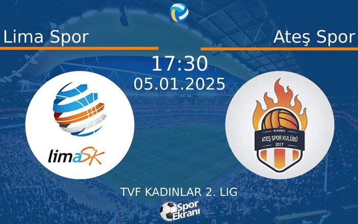 05 Ocak 2025 Lima Spor vs Ateş Spor maçı Hangi Kanalda Saat Kaçta Yayınlanacak? 05 Ocak 2025 Lima Spor vs Ateş Spor maçı Hangi Kanalda Saat Kaçta Yayınlanacak?