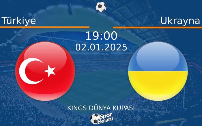 02 Ocak 2025 Türkiye vs Ukrayna maçı Hangi Kanalda Saat Kaçta Yayınlanacak? 02 Ocak 2025 Türkiye vs Ukrayna maçı Hangi Kanalda Saat Kaçta Yayınlanacak?