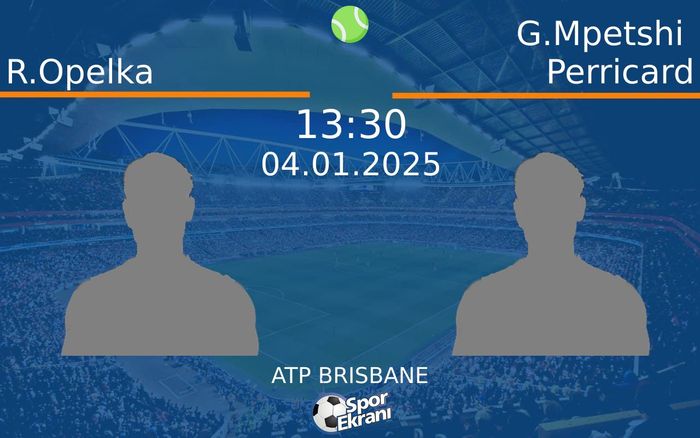 04 Ocak 2025 R.Opelka vs G.Mpetshi Perricard maçı Hangi Kanalda Saat Kaçta Yayınlanacak? 04 Ocak 2025 R.Opelka vs G.Mpetshi Perricard maçı Hangi Kanalda Saat Kaçta Yayınlanacak?