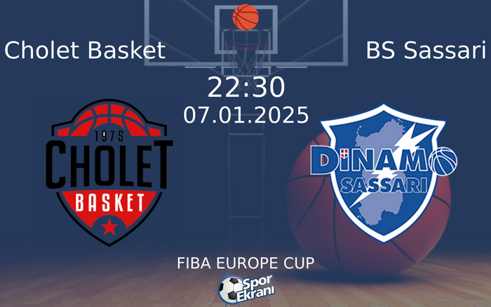 07 Ocak 2025 Cholet Basket vs BS Sassari maçı Hangi Kanalda Saat Kaçta Yayınlanacak? 07 Ocak 2025 Cholet Basket vs BS Sassari maçı Hangi Kanalda Saat Kaçta Yayınlanacak?