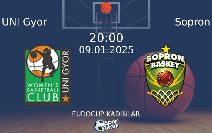 09 Ocak 2025 UNI Gyor vs Sopron maçı Hangi Kanalda Saat Kaçta Yayınlanacak? 09 Ocak 2025 UNI Gyor vs Sopron maçı Hangi Kanalda Saat Kaçta Yayınlanacak?