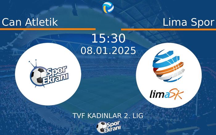 08 Ocak 2025 Can Atletik vs Lima Spor maçı Hangi Kanalda Saat Kaçta Yayınlanacak? 08 Ocak 2025 Can Atletik vs Lima Spor maçı Hangi Kanalda Saat Kaçta Yayınlanacak?
