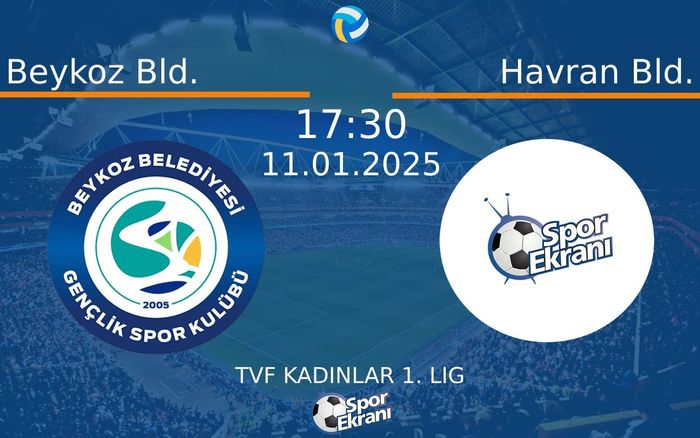 11 Ocak 2025 Beykoz Bld. vs Havran Bld. maçı Hangi Kanalda Saat Kaçta Yayınlanacak? 11 Ocak 2025 Beykoz Bld. vs Havran Bld. maçı Hangi Kanalda Saat Kaçta Yayınlanacak?