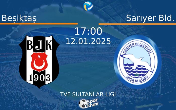 12 Ocak 2025 Beşiktaş vs Sarıyer Bld. maçı Hangi Kanalda Saat Kaçta Yayınlanacak? 12 Ocak 2025 Beşiktaş vs Sarıyer Bld. maçı Hangi Kanalda Saat Kaçta Yayınlanacak?