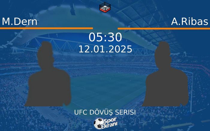 12 Ocak 2025 M.Dern vs A.Ribas maçı Hangi Kanalda Saat Kaçta Yayınlanacak? 12 Ocak 2025 M.Dern vs A.Ribas maçı Hangi Kanalda Saat Kaçta Yayınlanacak?